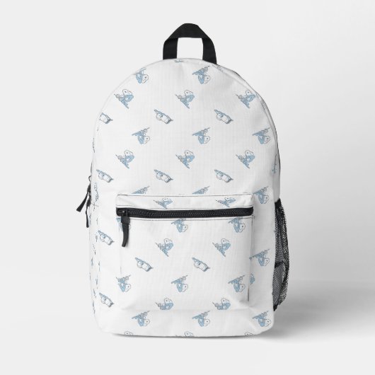 pinda's | Snoopy Nap Time Pattern Bedrukte Rugzak (Voorkant)
