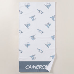 pinda's   Snoopy Nap Time Pattern Strandlaken