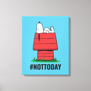 pinda's   Snoopy Napping Canvas Afdruk