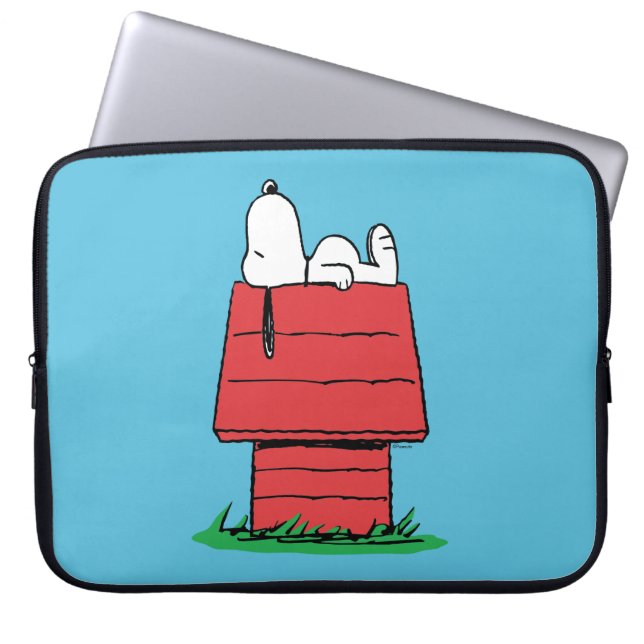 pinda's | Snoopy Napping Laptop Sleeve (Voorkant)
