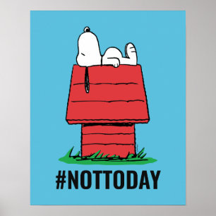 pinda's   Snoopy Napping Poster
