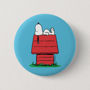 pinda's Snoopy Napping Ronde Button 5,7 Cm