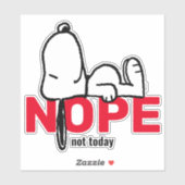 pinda's | Snoopy not Today Sticker (Vel)