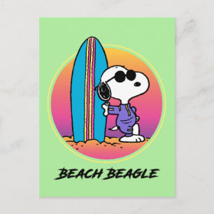 pinda's   Snoopy Ocean High Tide Briefkaart
