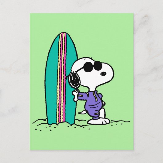 pinda's | Snoopy Ocean High Tide Briefkaart (Voorkant)