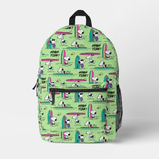 pinda's | Snoopy Ocean High Tide Pattern Bedrukte Rugzak (Voorkant)