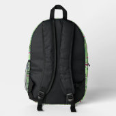 pinda's | Snoopy Ocean High Tide Pattern Bedrukte Rugzak (Achterkant)