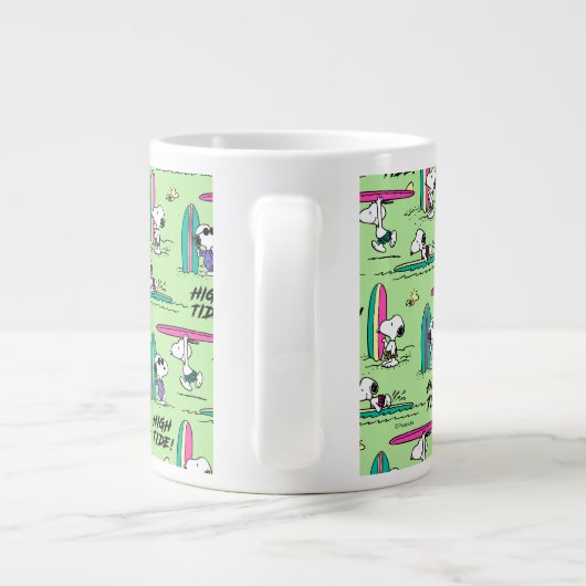 pinda's | Snoopy Ocean High Tide Pattern Extra Grote Beker (Achterkant)