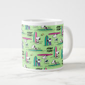 pinda's | Snoopy Ocean High Tide Pattern Extra Grote Beker (Voorkant rechts)