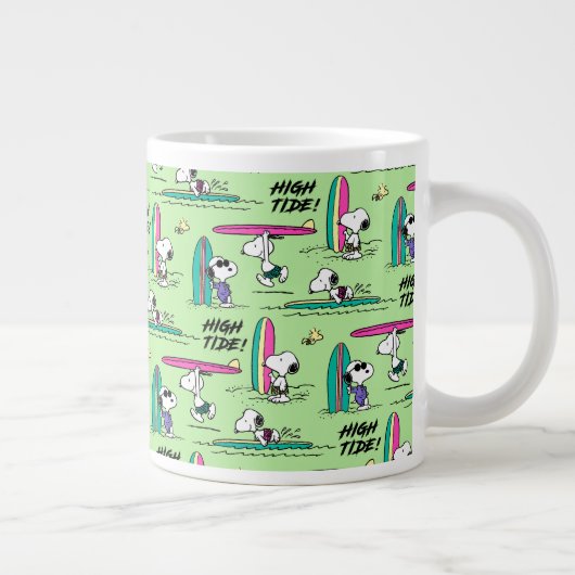 pinda's | Snoopy Ocean High Tide Pattern Extra Grote Beker (Rechts)