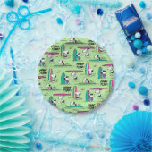 pinda's | Snoopy Ocean High Tide Pattern Papieren Bordje (Feest)