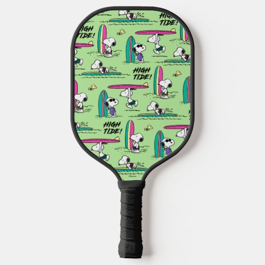 pinda's | Snoopy Ocean High Tide Pattern Pickleball Paddle (Achterkant)