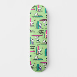 pinda's   Snoopy Ocean High Tide Pattern Skateboard
