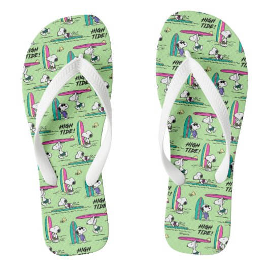 pinda's | Snoopy Ocean High Tide Pattern Teenslippers (Voetbed)