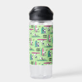 pinda's | Snoopy Ocean High Tide Pattern Waterfles (Achterkant)