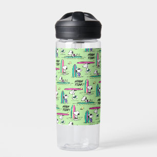 pinda's   Snoopy Ocean High Tide Pattern Waterfles