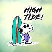 pinda's | Snoopy Ocean High Tide Raamsticker (Vel 3)