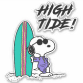 pinda's | Snoopy Ocean High Tide Sticker (Voorkant)