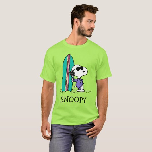 pinda's | Snoopy Ocean High Tide T-shirt (Voorkant volledig)
