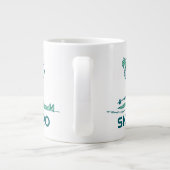 pinda's | Snoopy op de huid Extra Grote Beker (Achterkant)