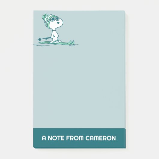 pinda's | Snoopy op de huid Post-it® Notes (Voorkant)
