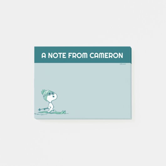 pinda's | Snoopy op de huid Post-it® Notes (Voorkant)