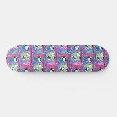 pinda's | Snoopy Paars Surf Pattern Skateboard (Horizontaal)