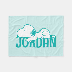 pinda's   Snoopy Pastel Baby Fleece Deken