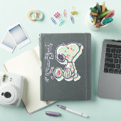pinda's | Snoopy Pastel-ontwerp Sticker (iPad Cover)