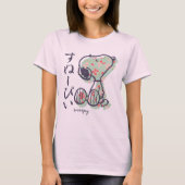 pinda's | Snoopy Pastel-ontwerp T-shirt (Voorkant)