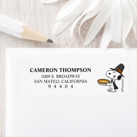 pinda's | Snoopy Pilgrim Etiket (Insitu)