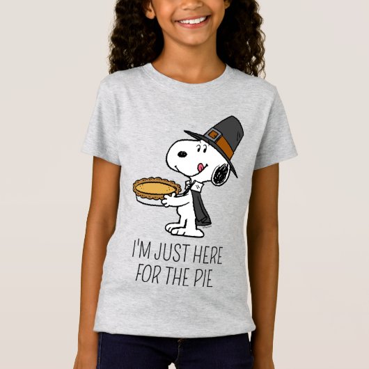pinda's | Snoopy Pilgrim T-shirt (Voorkant)