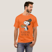 pinda's | Snoopy Pilgrim T-shirt (Voorkant volledig)