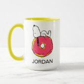 pinda's | Snoopy Pink Donut Mok (Links)