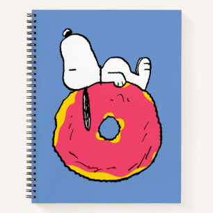 pinda's Snoopy Pink Donut Notitieboek