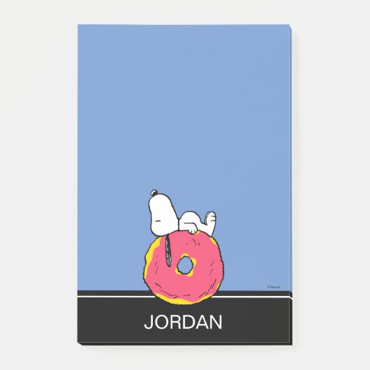 pinda's | Snoopy Pink Donut Post-it® Notes (Voorkant)