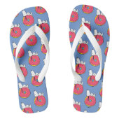 pinda's | Snoopy Pink Donut Teenslippers (Voetbed)