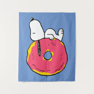 pinda's   Snoopy Pink Donut Wandkleed