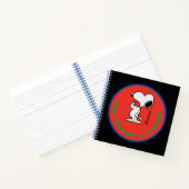 pinda's | Snoopy Raw Strength & Courage Badge Notitieboek (Binnen)
