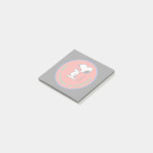 pinda's | Snoopy Raw Strength & Courage Badge Post-it® Notes (Schuin)
