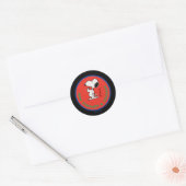 pinda's | Snoopy Raw Strength & Courage Badge Ronde Sticker (Envelop)