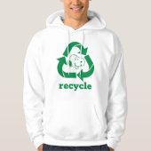 pinda's | Snoopy Recyclen Hergebruik Hoodie (Voorkant)