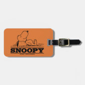 pinda's | Snoopy Rest Break Bagagelabel (Voorkant horizontaal)