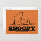 pinda's | Snoopy Rest Break Briefkaart (Voorkant / Achterkant)