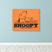 pinda's | Snoopy Rest Break Canvas Afdruk (Insitu (Houten vloer))