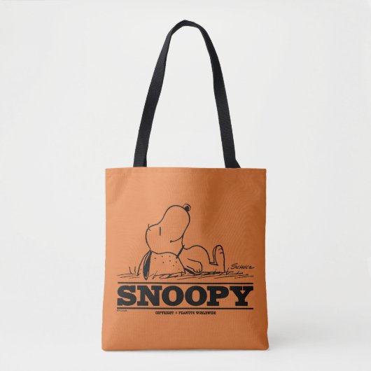 pinda's | Snoopy Rest Break Draagtas (Voorkant)
