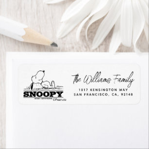 pinda's Snoopy Rest Break Etiket