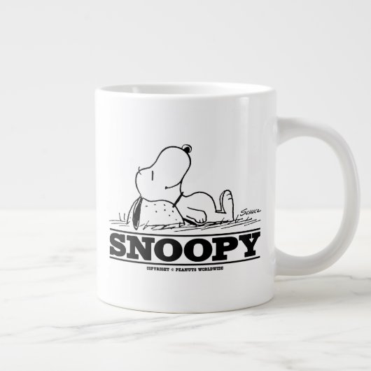 pinda's | Snoopy Rest Break Extra Grote Beker (Rechts)