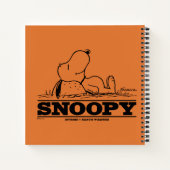 pinda's | Snoopy Rest Break Notitieboek (Achterkant)