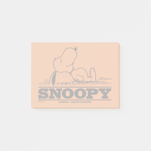 pinda's | Snoopy Rest Break Post-it® Notes (Voorkant)